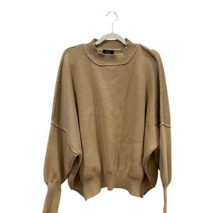 Vici Camel Crew Neck Sweater Like New
